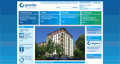 Desktop Screenshot of gewobe.de